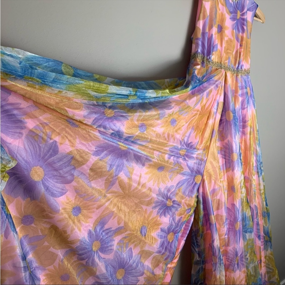 1960s, vintage palazzo jumpsuit. Hippie chic